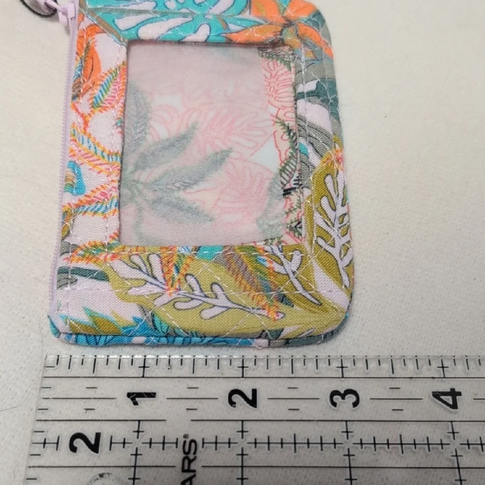 Vera Bradley Rain Forest Canopy Zip ID Case NWT